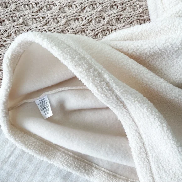 Loft Cream Sherpa Quarter Zip - Picture 3 of 3